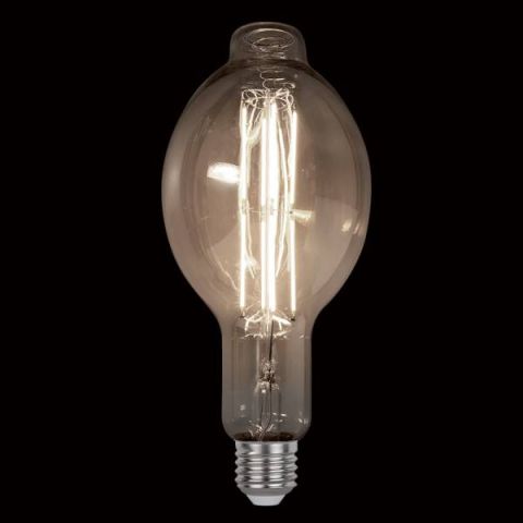 Elmark LED vintage fényforrás dimmerelhető 8W E27 átmérő:120mm melegfehér  füstszínű - elektrobagoly.hu