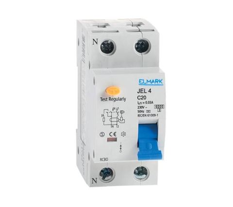 Elmark kombinált áramvédőkapcsoló (C) C10 10A/3 40211E - elektrobagoly.hu