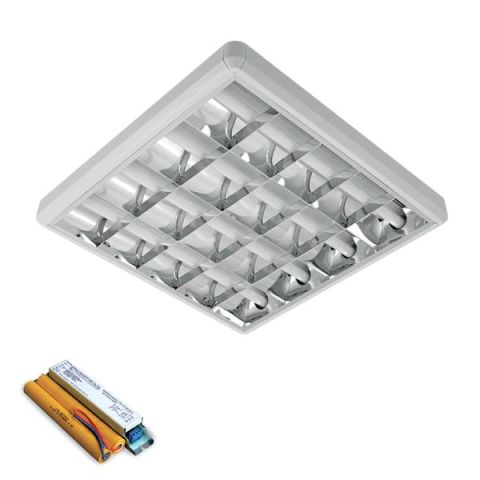 Elmark LENA LED csővel T8 Standard 4X9W 4000K OM,vészvilágító funkcióval 9LOM460LEDWE - elektrobagoly.hu