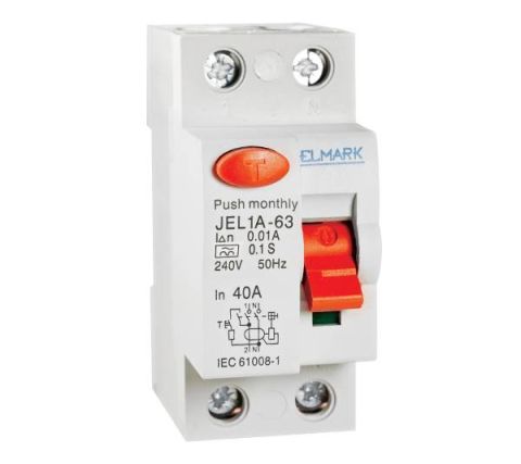 Elmark Áramvédőkapcsoló (fí-relé) 2P 32A/30mA, 6kA, A típusú  - elektrobagoly.hu