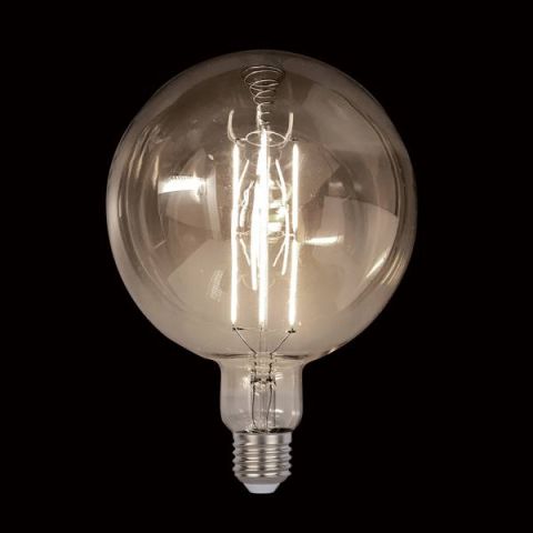 Elmark LED vintage fényforrás dimmerelhető 8W E27 átmérő:200mm melegfehér  füstszínű - elektrobagoly.hu