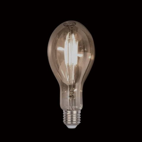 Elmark LED vintage fényforrás dimmerelhető 8W E27 átmérő:110mm melegfehér  füstszínű - elektrobagoly.hu