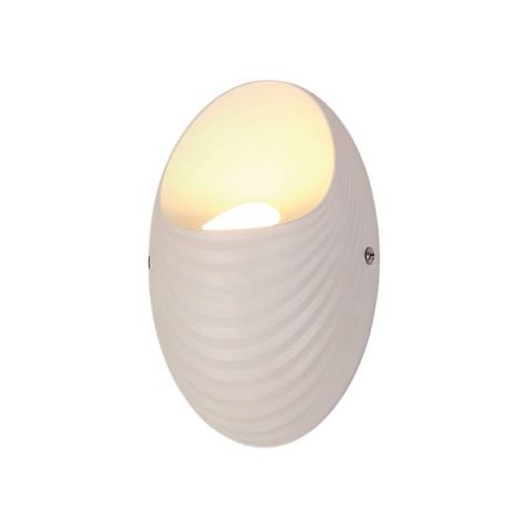 Elmark SHELL LED fali lámpatest 5W/ 4000K fehér 955SHELL1W/WH - elektrobagoly.hu