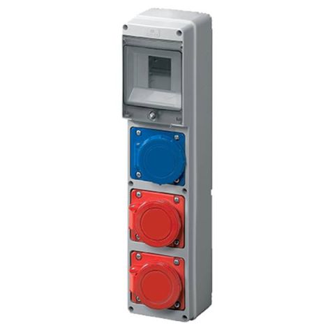 Elmark Ipari csatlakozótábla IP67 kiépítés: 1P+N+E 32A- 1P 53EC690223B4 - elektrobagoly.hu