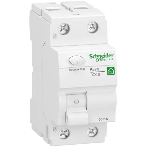 Schneider Electric RESI9 áramvédőkapcsoló A osztályú 2P, 25A, 30mA R9R02225 - elektrobagoly.hu