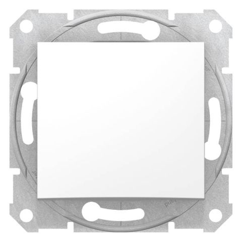 Schneider Electric SEDNA egypólusú nyomó(1P), rugós bekötésű 10A, fehér SDN0700121 - elektrobagoly.hu