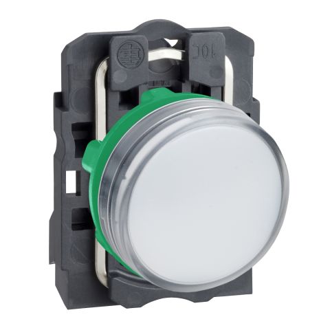 Schneider Electric XB5AVB1 jelzőlámpa LED-es fehér. 24V - elektrobagoly.hu