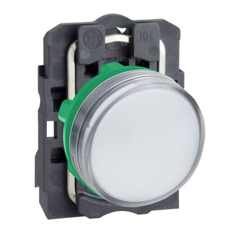 Schneider Electric XB5AVM1 jelzőlámpa LED-es fehér. 230V - elektrobagoly.hu